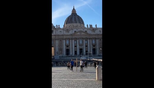 Italians bring HUGE CROSS to the Vatican 😂 #shorts