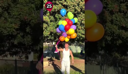 HOW MANY BALLOONS DOES IT TAKE TO MAKE AN iPhone FLY? 😂 – #shorts